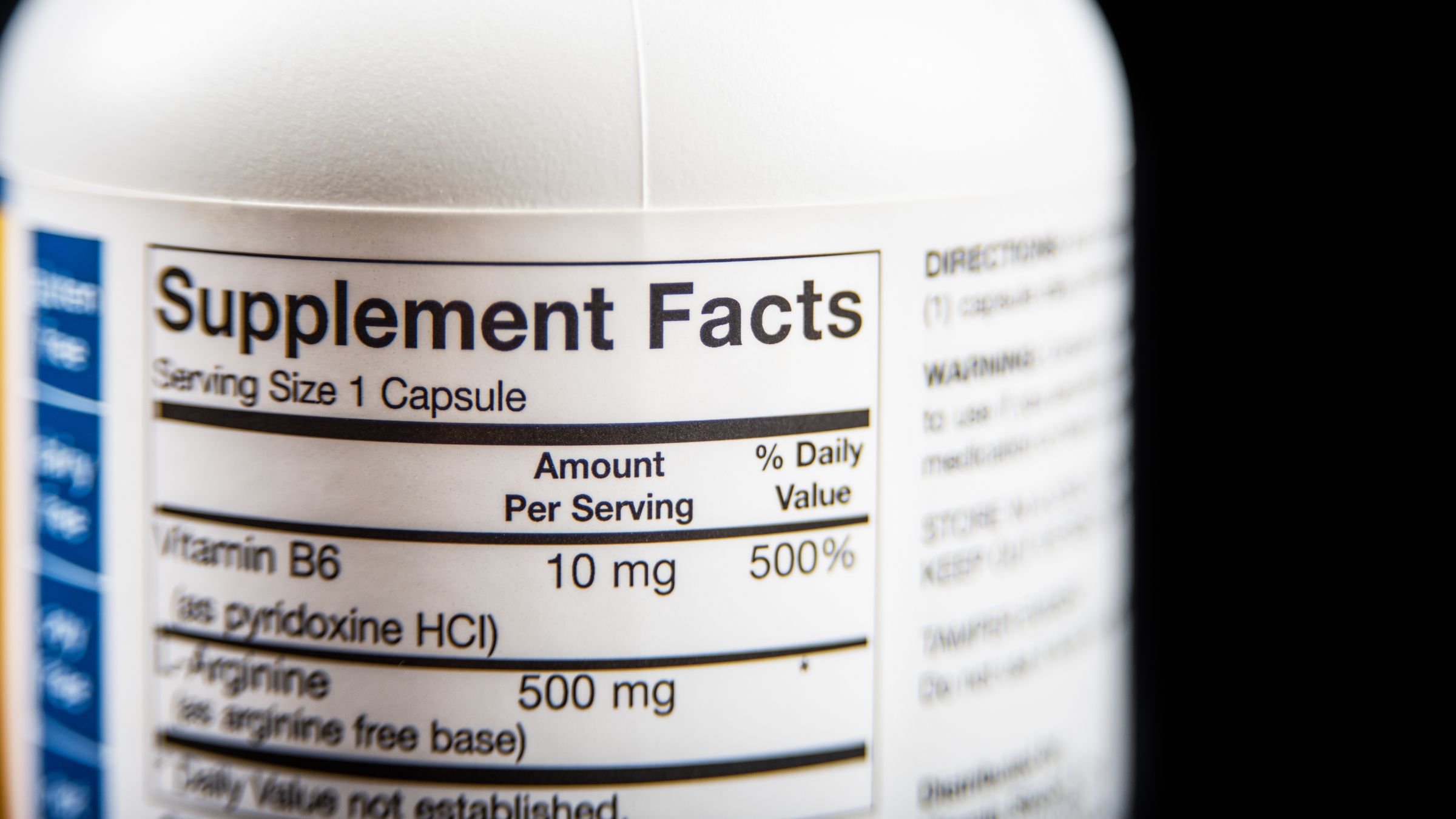 how to read supplement label